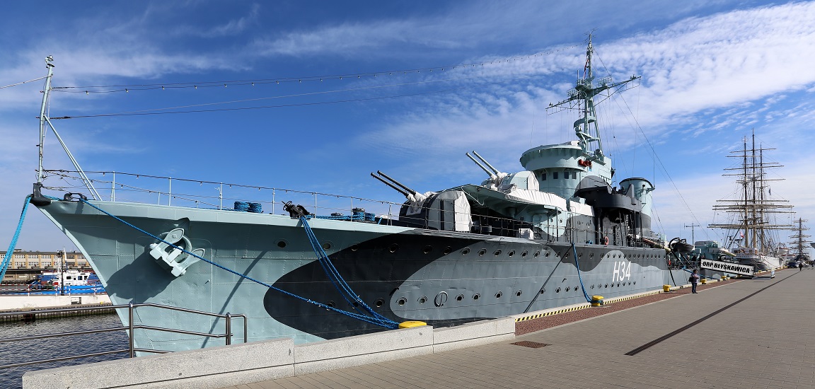 ORP Błyskawica museum ship, branch of the Naval Museum in Gdynia - Read more